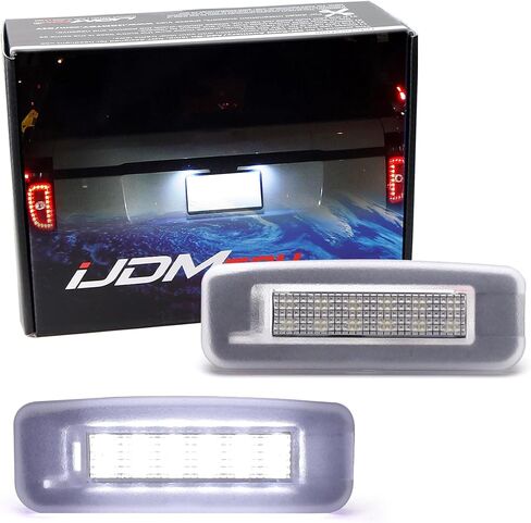iJDMTOY طقم إضاءة لوحة ترخيص LED فائق السطوع باللون الأبيض 18-SMD متوافق مع Ford 2000-2007 Focus (الموديلات الأمريكية) in Saudi Arabia