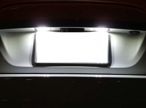 iJDMTOY طقم إضاءة لوحة ترخيص LED فائق السطوع باللون الأبيض 18-SMD متوافق مع Ford 2000-2007 Focus (الموديلات الأمريكية) in Saudi Arabia