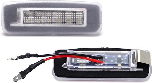 iJDMTOY طقم إضاءة لوحة ترخيص LED فائق السطوع باللون الأبيض 18-SMD متوافق مع Ford 2000-2007 Focus (الموديلات الأمريكية) in Saudi Arabia