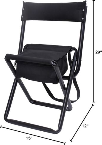 Rothco Deluxe Folding Stool with Pouch, Coyote Brown in Saudi Arabia
