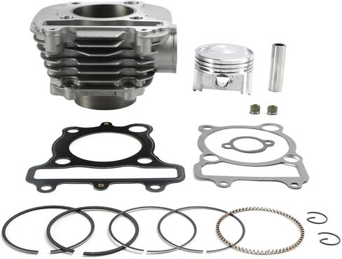 Artudatech 67mm Cylinder Jug Top End Piston Gaskets Kit for Yamaha TW200 Trailway 1987-2024 For Yamaha YFM200 Moto-4 200 1985-1989 For Yamaha YTM200 Tri-Moto 200 1983-1985 in Saudi Arabia