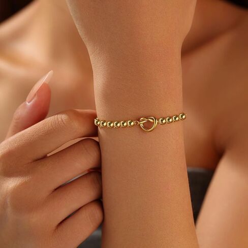 enasal 1/3/4/5/6Pcs Bridesmaid Proposal Gifts for Her, Stainless Steel Love Knot Bracelet Presents for Wedding Day in Saudi Arabia