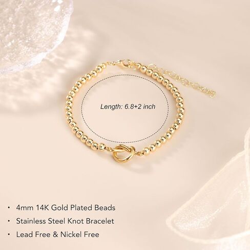 enasal 1/3/4/5/6Pcs Bridesmaid Proposal Gifts for Her, Stainless Steel Love Knot Bracelet Presents for Wedding Day in Saudi Arabia