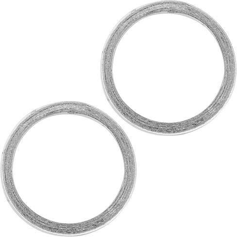 Caltric 2 Muffler Pipe Gaskets Compatible with Yamaha Rd250 Rd350 Rd400 Xs500 1973-1979 in Saudi Arabia
