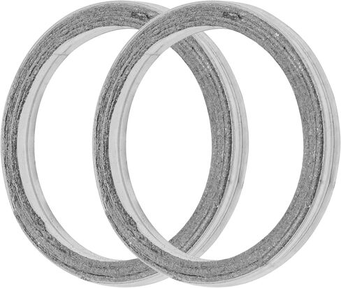 Caltric 2 Muffler Pipe Gaskets Compatible with Yamaha Rd250 Rd350 Rd400 Xs500 1973-1979 in Saudi Arabia