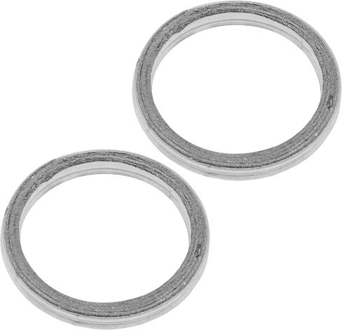 Caltric 2 Muffler Pipe Gaskets Compatible with Yamaha Rd250 Rd350 Rd400 Xs500 1973-1979 in Saudi Arabia