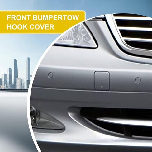 Car Front Bumper Tow Hook Cover Compatible with Mercedes-Benz S Class W221 S280 S320 S350 S400 S63 S65 2007 2008 2009 Trailer Cover Cap A2218850223 Towing Eye Cap White Right Passenger Side in Saudi Arabia