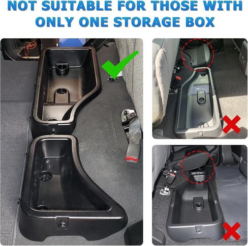 MARCHFA Rear Underseat Storage Mesh Net Compatible for 2005-2017 2018 Nissan Frontier Accessories Back Underseat Storage Box Cover in Saudi Arabia