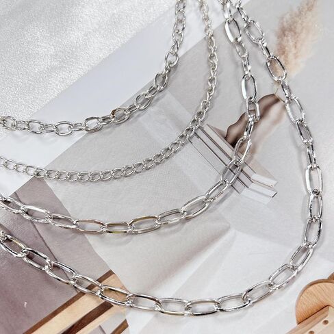 Punk Guitar Pendant Layered Goth Pants Trouser Chain for Women Men Enamel Hip Hop Stylish Gothic Pocket Wallet Belt Jean Waist Chains Charm Statement Cool Music Lover Festival Body Jewelry in Saudi Arabia