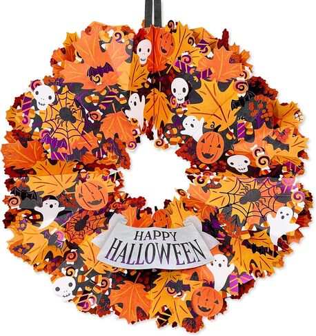 American Greetings Magic Moments Halloween Paper Wreath Décor in Kuwait