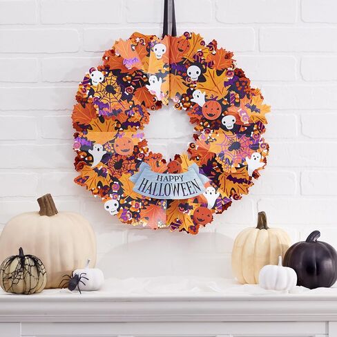 American Greetings Magic Moments Halloween Paper Wreath Décor in Kuwait