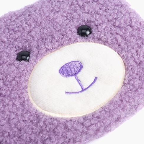 Plush Teddy Bear Crossbody Bag for Little Girls, Toddlers, Kids Age 3-8 - Purple in Saudi Arabia