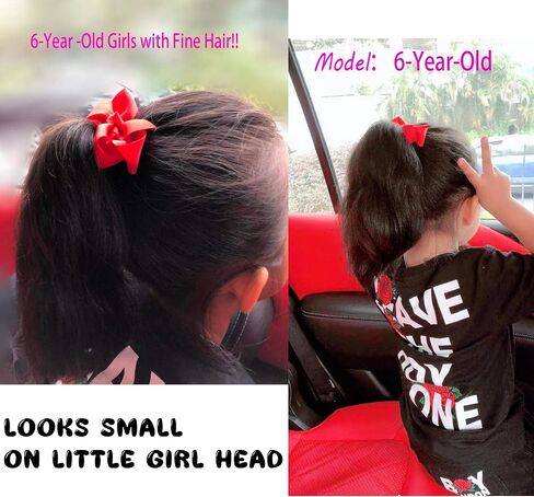 JOYOYO 40Pcs 4.5" Hair Bows Alligator Clips, Grosgrain Ribbon Girls Bows Clips Barrettes Hair Accessories for Baby Girls Toddlers Kids Teens in Saudi Arabia