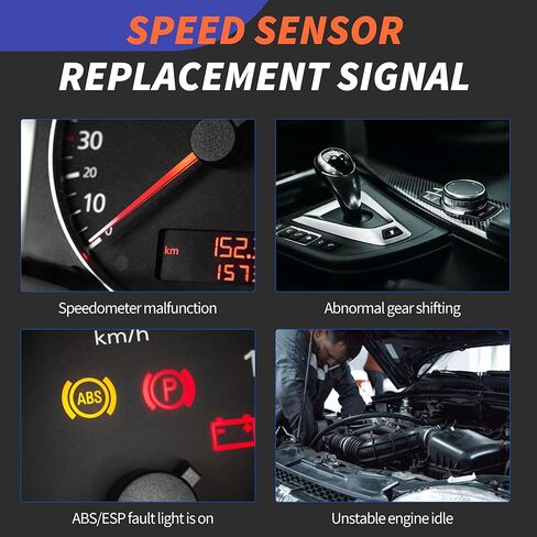 مستشعر سرعة ناقل الحركة الأوتوماتيكي HiSport - متوافق مع Jeep Nitro 2009-2011 Wrangler 2003-2011 Ram 1500 2500 Liberty 2003-2010 يستبدل 917-647 in Saudi Arabia