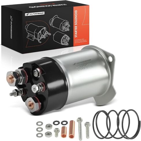 ملف لولبي A-Premium Starter متوافق مع موديلات جرارات Massey Ferguson - MF-245/MF-255 1981-1982، MF-20C/MF-20U/MF-40B 1982-1983، MF-20D/MF-30E 1983-1985، MF-20E 1983-1986، MF-30B، MF-50C - 12 فولت in Saudi Arabia