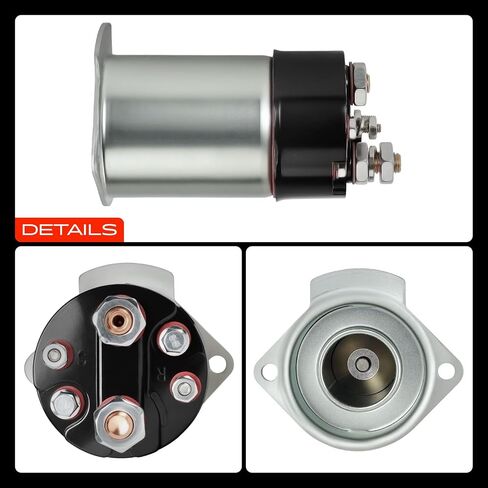 ملف لولبي A-Premium Starter متوافق مع موديلات جرارات Massey Ferguson - MF-245/MF-255 1981-1982، MF-20C/MF-20U/MF-40B 1982-1983، MF-20D/MF-30E 1983-1985، MF-20E 1983-1986، MF-30B، MF-50C - 12 فولت in Saudi Arabia