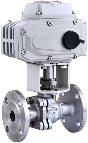 1pcs 304 electric stainless steel flange ball valve Q941F-16P high temperature steam explosion proof regulating cut-off valve(304 DN150 (300)) in Saudi Arabia