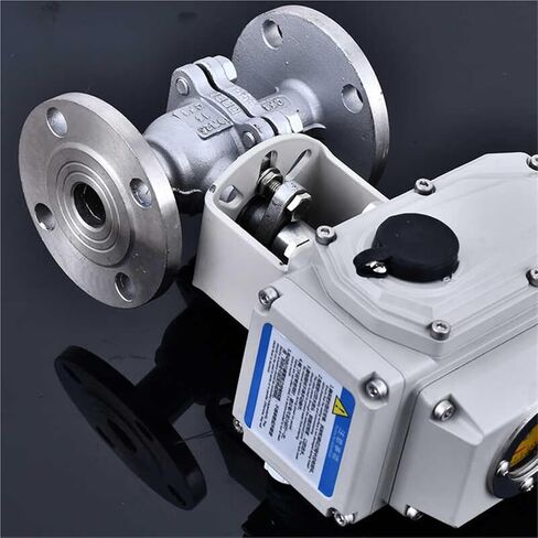 1 قطعة 304 صمام كروي كهربائي من الفولاذ المقاوم للصدأ Q941F-16P صمام قطع مقاوم للانفجار بدرجة حرارة عالية (304 DN125 (150)) in Saudi Arabia