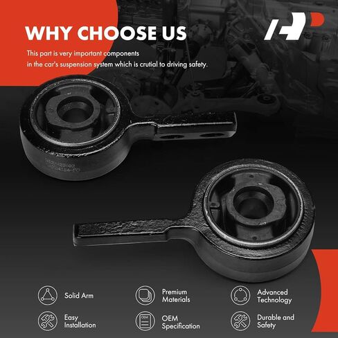 A-Premium 2 x Front Lower Control Arm Bushing Kit, Compatible with BMW 328i 1996-1998, 318ti 1995-1999, 323is 1998-1999, 328is 1996-1999, Z3 1998-2002, 318i 1991-1999, 318is 1991-1999 in Saudi Arabia