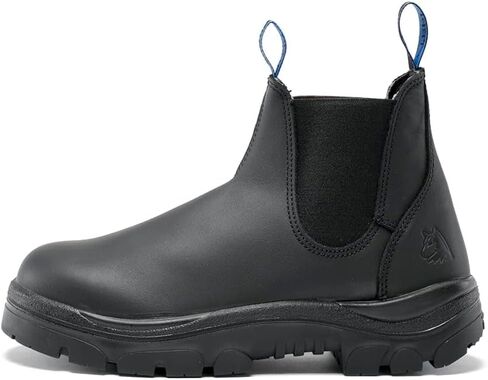 STEEL BLUE 100% COMFORT Hobart 6 بوصة حذاء كاحل بمقدمة ناعمة، أسود in Kuwait