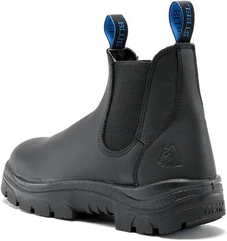 STEEL BLUE 100% COMFORT Hobart 6 بوصة حذاء كاحل بمقدمة ناعمة، أسود in Kuwait