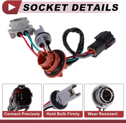 Tail Light Socket Wiring for Kia Sorento 2014-2015 No.924801U500 Lamp Bulb Pigtail Connector Harness in Saudi Arabia