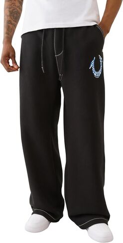 True Religion Men's HS Paint Baggy Big T Sweatpants in Saudi Arabia