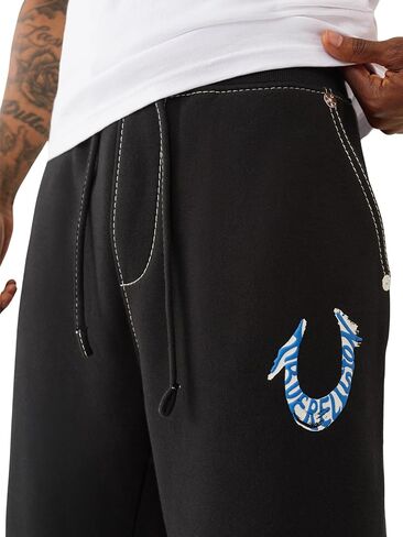 True Religion Men's HS Paint Baggy Big T Sweatpants in Saudi Arabia