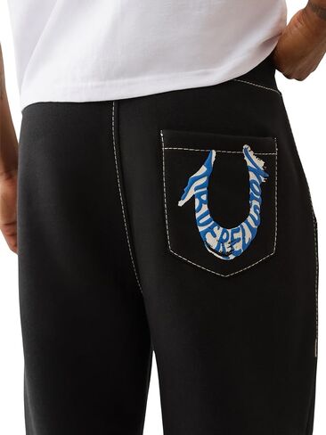 True Religion Men's HS Paint Baggy Big T Sweatpants in Saudi Arabia