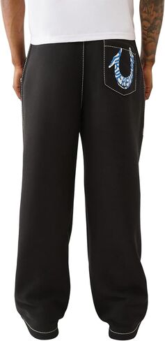 True Religion Men's HS Paint Baggy Big T Sweatpants in Saudi Arabia
