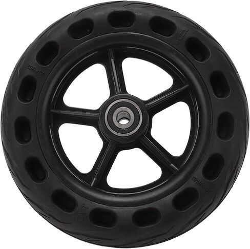 Solid Tire, 200 x 50 Electric Scooter Tyres, Electric Scooter Wheels, Explosion Proof Antislip Beehive Holes Rubber Solid Wheel Tires, 8 Inch Electric Scooter Tire in Saudi Arabia