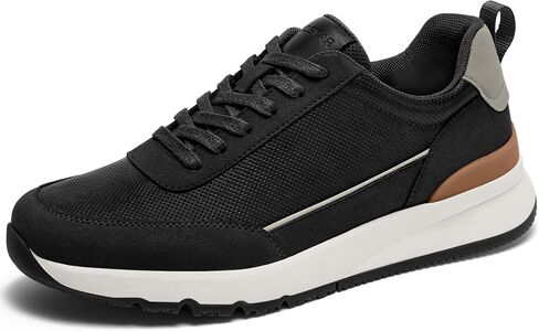 Mens Casual Shoes Comfortable Dress Sneakers Lightweight Lace-up Non Slip Walking Shoes in Kuwait
