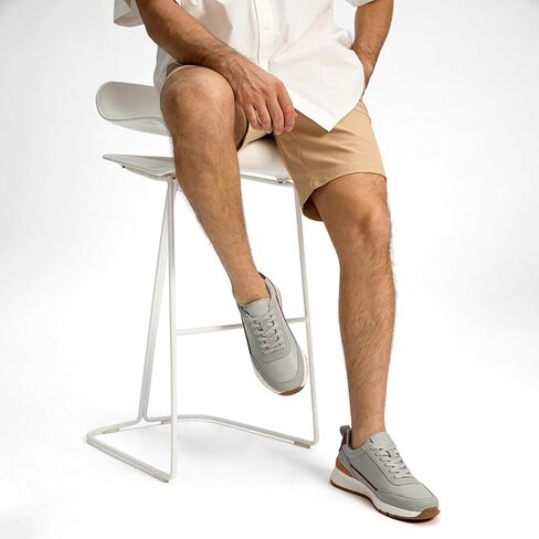 Mens Casual Shoes Comfortable Dress Sneakers Lightweight Lace-up Non Slip Walking Shoes in Kuwait