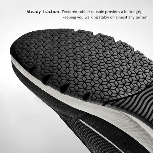 Mens Casual Shoes Comfortable Dress Sneakers Lightweight Lace-up Non Slip Walking Shoes in Kuwait