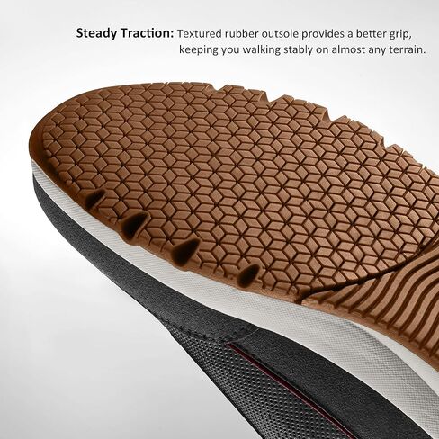 Mens Casual Shoes Comfortable Dress Sneakers Lightweight Lace-up Non Slip Walking Shoes in Kuwait