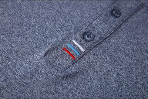 Men’s Polo Shirts Long Sleeve Moisture Wicking Golf Polo Athletic Collared Shirt Tennis T-Shirt in Saudi Arabia