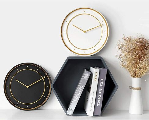 Wall Clock 12-Inch Mute Modern Wall Clock Acrylic Wall Clock Living Room No Tick, /Living Room/Bedroom Decoration Art Home Decorative Silent Clocks in Saudi Arabia