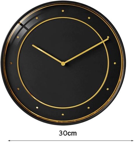Wall Clock 12-Inch Mute Modern Wall Clock Acrylic Wall Clock Living Room No Tick, /Living Room/Bedroom Decoration Art Home Decorative Silent Clocks in Saudi Arabia