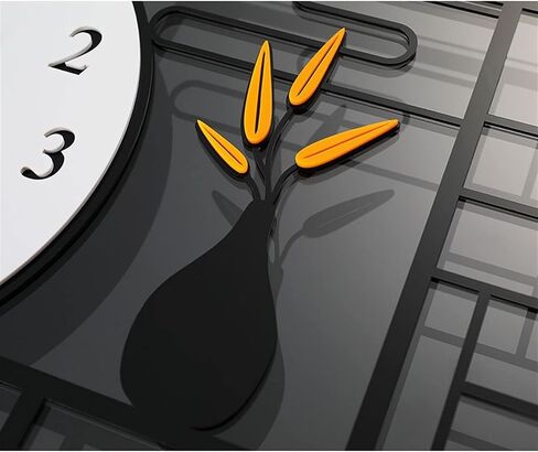 Wall Clock Mute Modern Wall Clock Creative Simplicity Large Wall Clock Chinese Style Living Room Decoration Wall Clock30 Inches 39 Inches Clocks for Living Room Decor (B) in Saudi Arabia