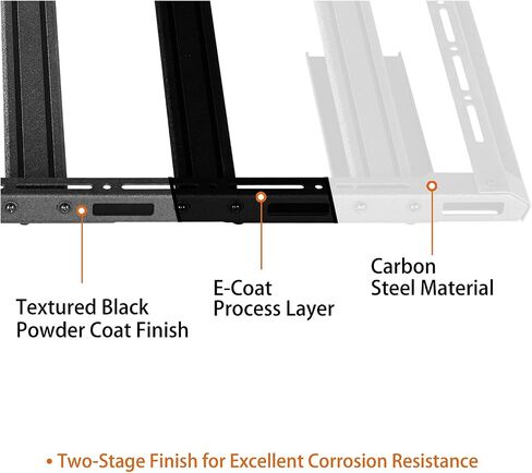Hooke Road Full-Size Truck Bed Rack Platform Roof Rack Universal for Ford F-150, Dodge Ram 1500, Chevy Silverado 1500, GMC Sierra 1500, Toyota Tundra Pickup in Saudi Arabia