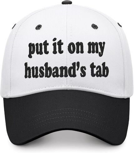 Put It on My Husbands Tab Hat, Funny Vintage Trucker Hats Adjustable Cap for Men Women Classic Baseball Caps in Saudi Arabia