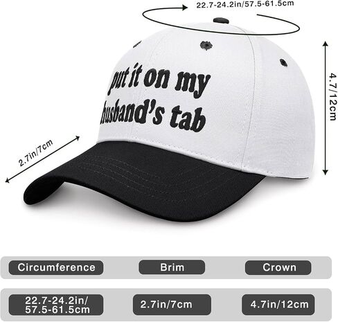 Put It on My Husbands Tab Hat, Funny Vintage Trucker Hats Adjustable Cap for Men Women Classic Baseball Caps in Saudi Arabia