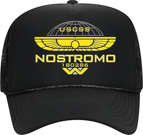 قبعة Nostromo Yutani Crew Foam Trucker Mesh Snapback منحنية بيل قبعة in Kuwait