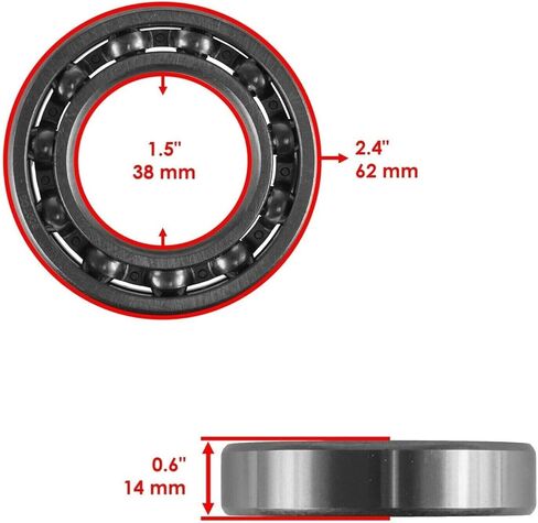 Caltric Rear Differential Rebuild Kit Compatible with Honda Rancher 420 TRX420FM FE TM TE 2007-2013 in Saudi Arabia