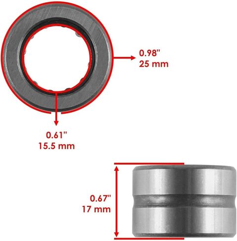 Caltric Rear Differential Rebuild Kit Compatible with Honda Rancher 420 TRX420FM FE TM TE 2007-2013 in Saudi Arabia