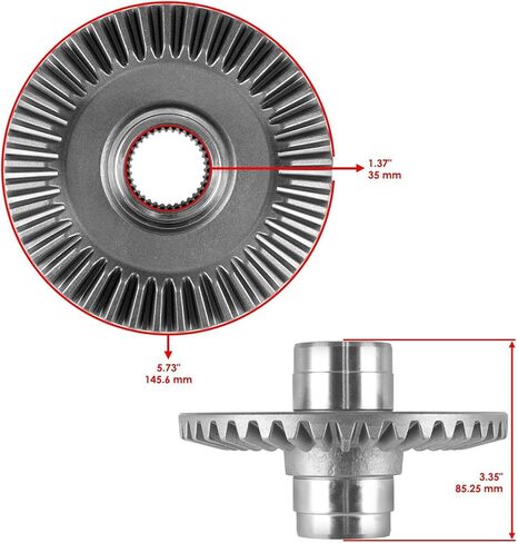 Caltric Rear Differential Rebuild Kit Compatible with Honda Rancher 420 TRX420FM FE TM TE 2007-2013 in Saudi Arabia