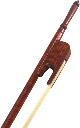 yinfente 4/4 Snakewood Violin Bow, Baroque Style, Natural Bow Horse Hair, AAA Level Mongolia, for Professional Players in Kuwait