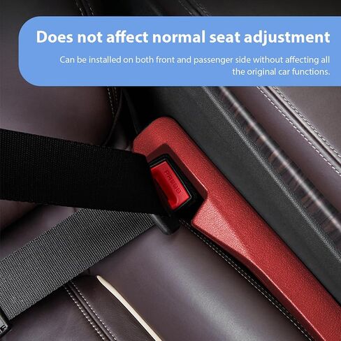2 PCS Car Seat Gap Filler, PU Leather Car Seat Side Gap Filler to Fill The Gap Between Seat and Console, Universal Car Seat Gap Filler to Prevent Item from Falling for Most Vehicles (Black) in Saudi Arabia