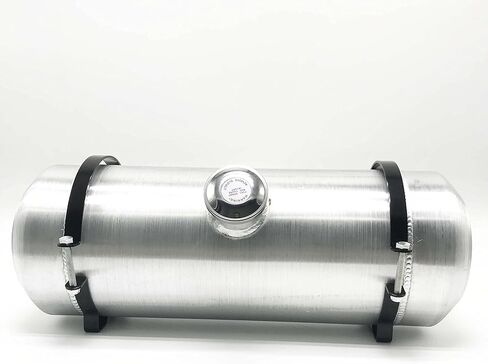 JSD AUTO PARTS 4 Gallons Aluminum Gas Tank 8 x 20" Center Fill 3/8" NPT Outlet Fuel Tank with cap in Saudi Arabia