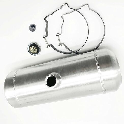 JSD AUTO PARTS 4 Gallons Aluminum Gas Tank 8 x 20" Center Fill 3/8" NPT Outlet Fuel Tank with cap in Saudi Arabia